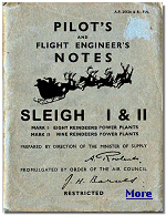 Santa Sleigh Mk. 1 and 2 are eight or nine engine transport aircraft powered by magic reindeer engines. The Mk.II allows extended all weather operations.   